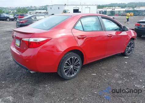 2014 Toyota Corolla S Plus from USA, damaged, VIN 2T1BURHE8EC167320